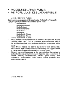 Kebijakan Publik: Jantung Pemerintahan dan Kesejahteraan Masyarakat