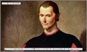 Machiavelli dan Politik: Antara Realisme dan Amoralitas