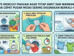 Tips Mencuci Pakaian Agar Tetap Awet dan Warnanya Tidak Cepat Pudar Meski Sering Digunakan Berkali-kali